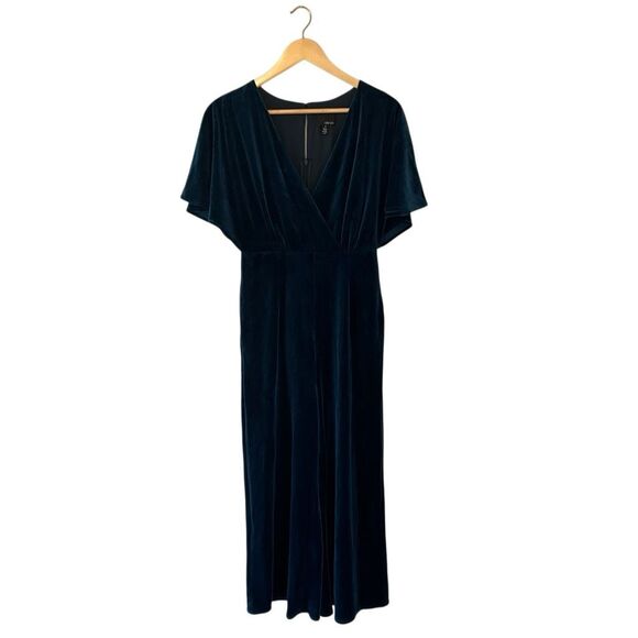 Greylin Luna Velvet Jumpsuit Anthropologie size Small holiday outfit - Picture 2 of 9